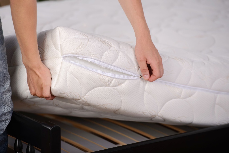 You need to be careful when removing the mattress cover