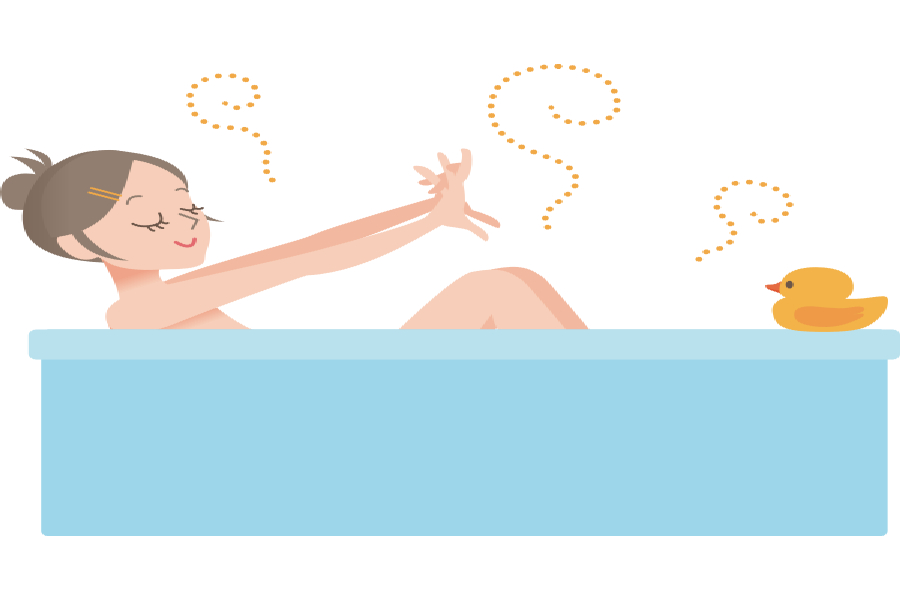Warm bathing before sleep can give you better rest.