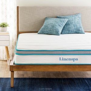 Best daybed mattress 1 - Linenspa Hybrid Twin Mattress - Best for Overall