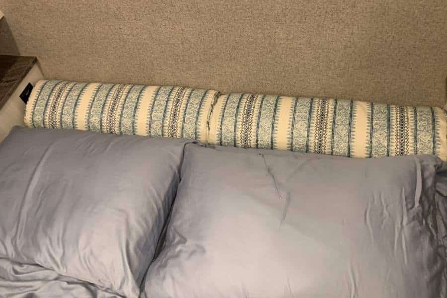 How To Keep Pillows From Falling Between Mattress And Wall- Fill the space between headboard and mattress