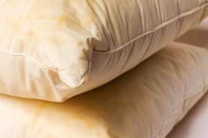 How to remove yellow stains from pillowcases