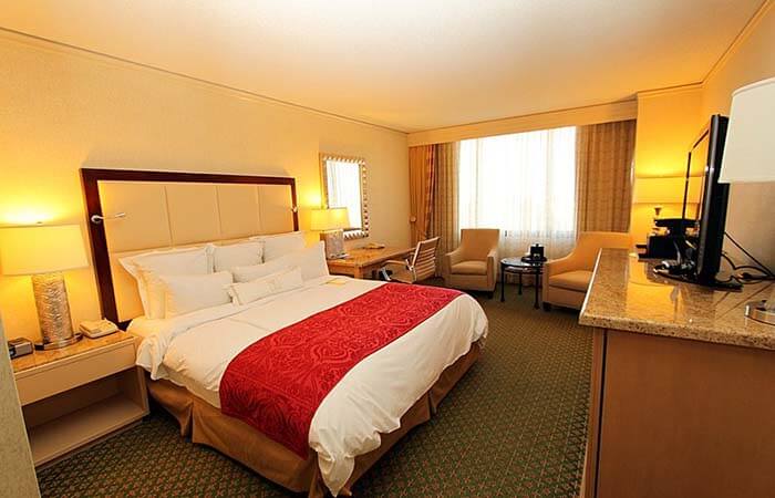 Marriott's beds are usually cozy and comfortable.