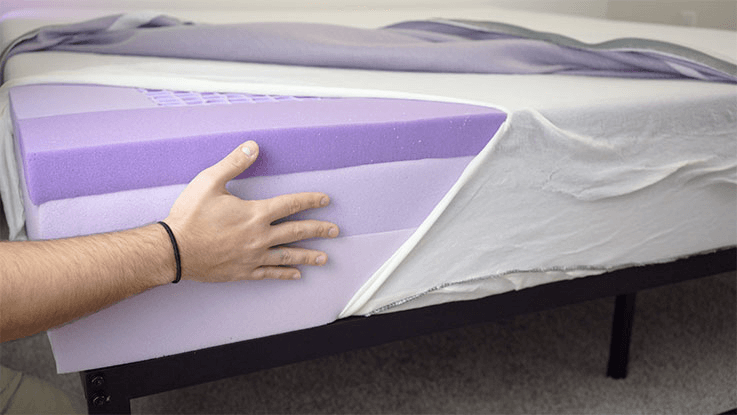 Does Purple mattress have fiberglass? No it doesn’t.